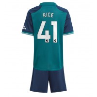 Billiga Arsenal Declan Rice #41 Barnkläder Tredje fotbollskläder till baby 2023-24 Kortärmad (+ Korta byxor)